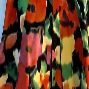 Attention Multicolor Abstract Skirt